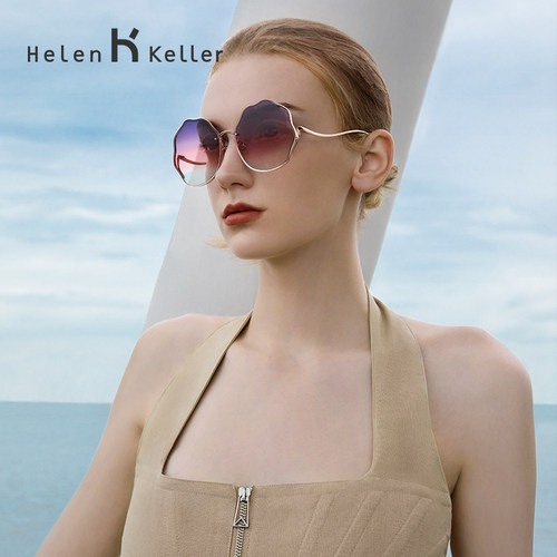海伦凯勒新款ins墨镜女潮太阳镜