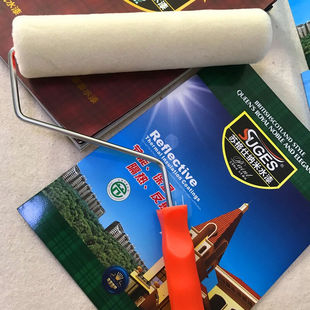 纯羊毛超细毛平涂艺术漆滚筒刷9寸乳胶漆耐溶剂耐腐蚀无痕滚筒纯