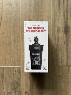 泡泡玛特POPMART拉布布LABUBU十周年系列搪胶脸陶瓷潮流周边水杯