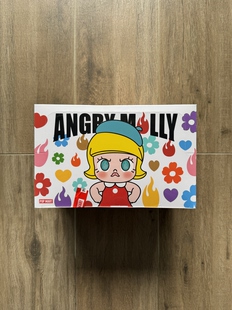 POPMART泡泡玛特Angry Molly 茉莉心火怒放系列毛绒挂件盲盒礼物