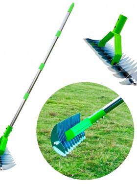 草坪枯草耙 茅草耙 落叶耙 园林除垢耙松土器 土壤耙Thatch Rake