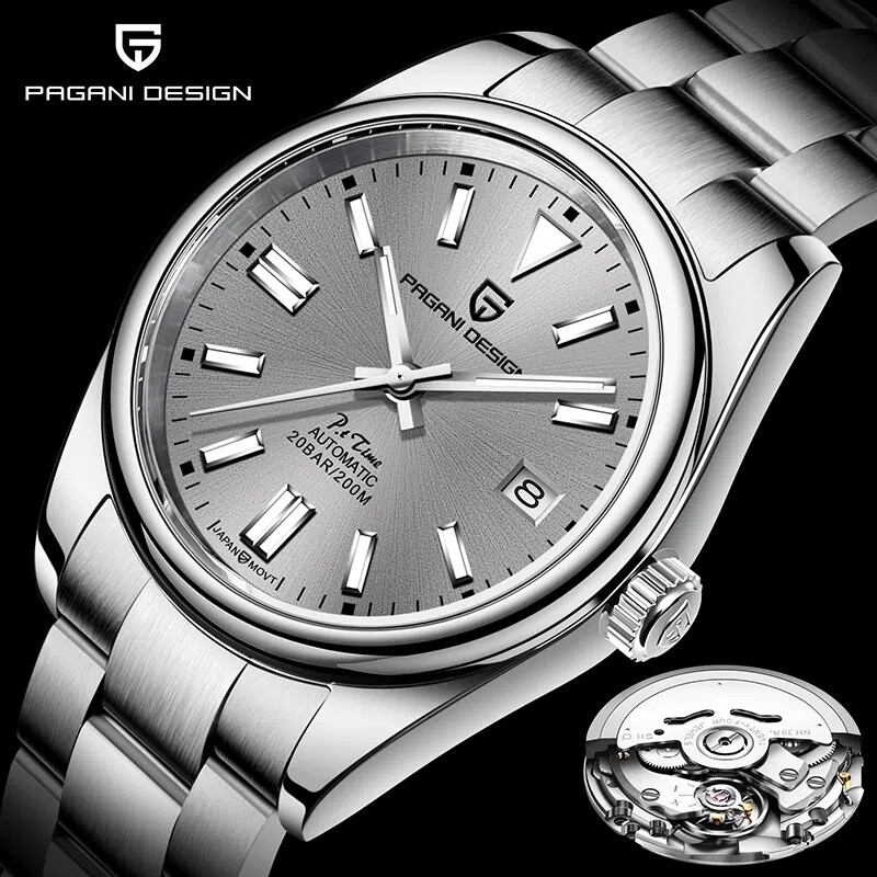 夜光防水Pagani自动机械男士腕表
