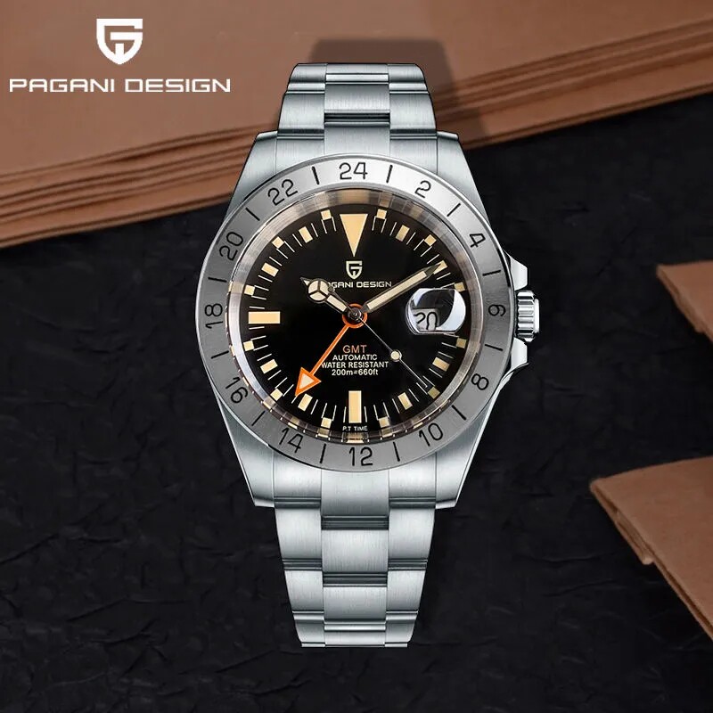 自动机械Pagani夜光防水时尚手表