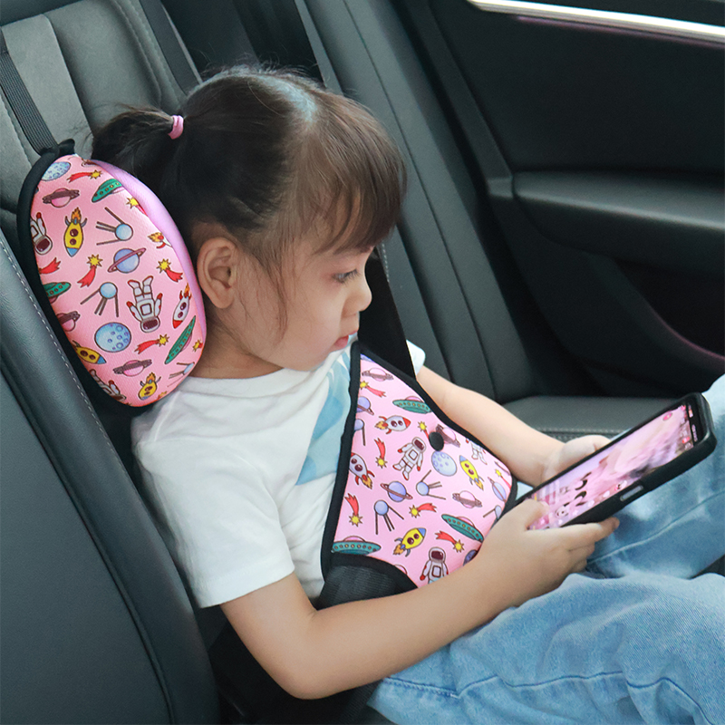 儿童安全带护肩防勒脖固定器辅助带头枕汽车限位器保险带睡觉神器