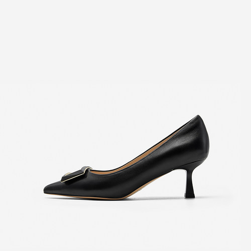 NineWest/玖熙方扣锥跟单鞋女鞋