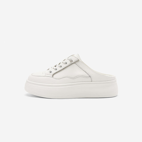 NineWest/玖熙一脚蹬休闲小白鞋