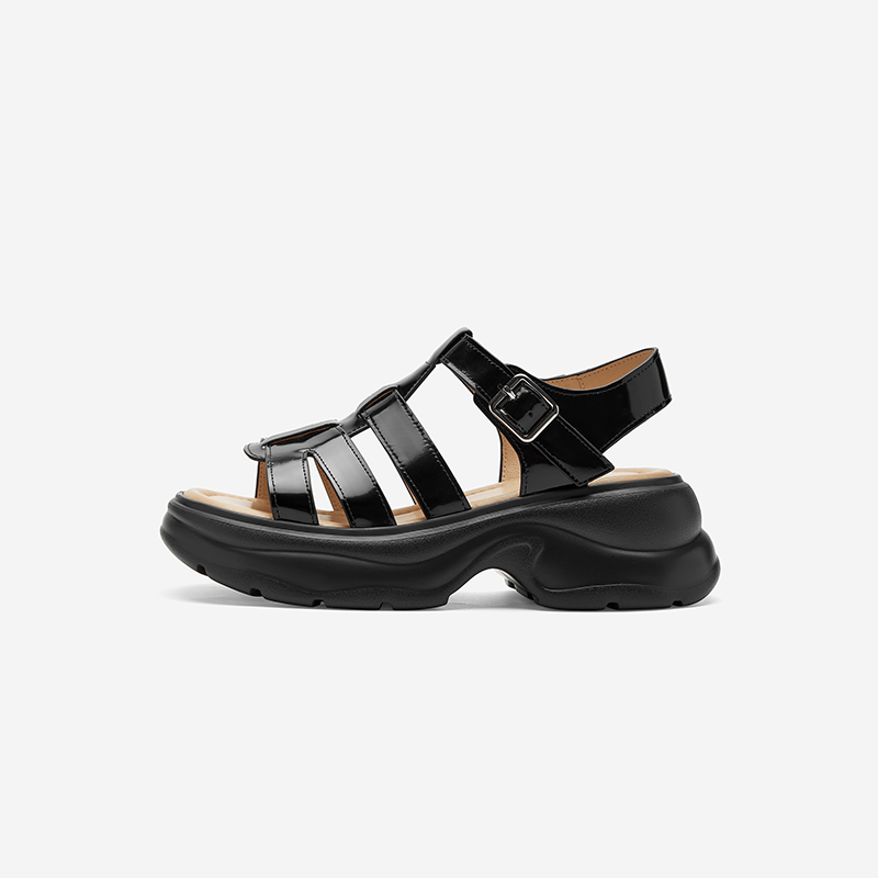 NineWest/玖熙凉鞋厚底增高女鞋