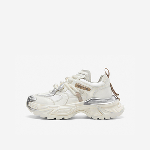 West Nine 玖熙厚底老爹鞋 女春季 小个子增高 百搭运动鞋 清仓款