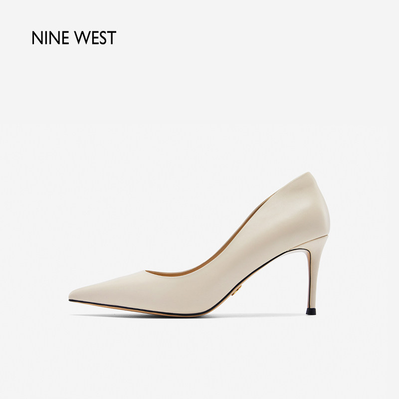【断码清仓】Nine West/玖熙春秋季高跟鞋女小方头通勤细跟单鞋女,女鞋,浅口单鞋,淘宝优惠券,粉丝福利购,淘宝优惠卷
