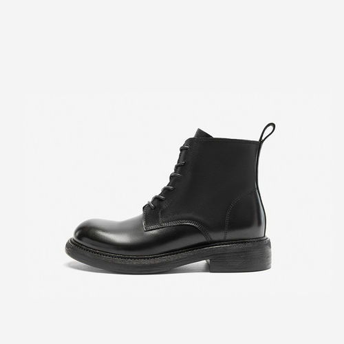 NineWest/玖熙经典低跟马丁靴女