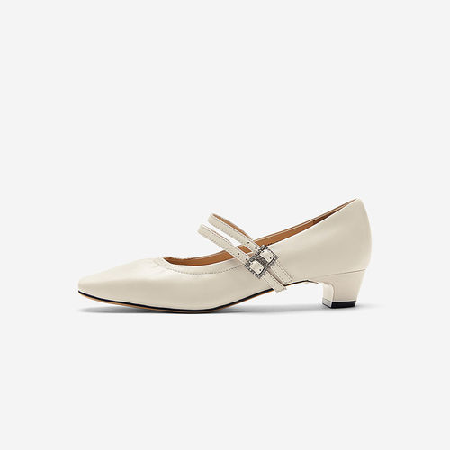 NineWest/玖熙双钻扣玛丽珍鞋女