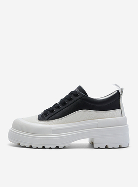 Nine West/玖熙春季清仓时尚运动休闲鞋女厚底增高百搭松糕鞋女