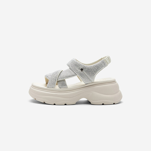 NineWest/玖熙厚底凉鞋百搭女鞋