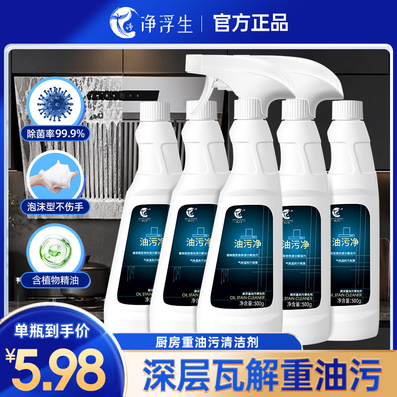 净浮生多功能油污净泡沫型喷雾