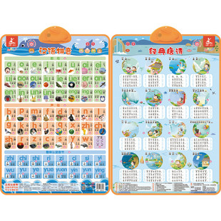 瑞莉兔双面发声大挂图 汉语拼音海润阳光 编著机械工业出版社9787111666943育儿书籍/家庭教育