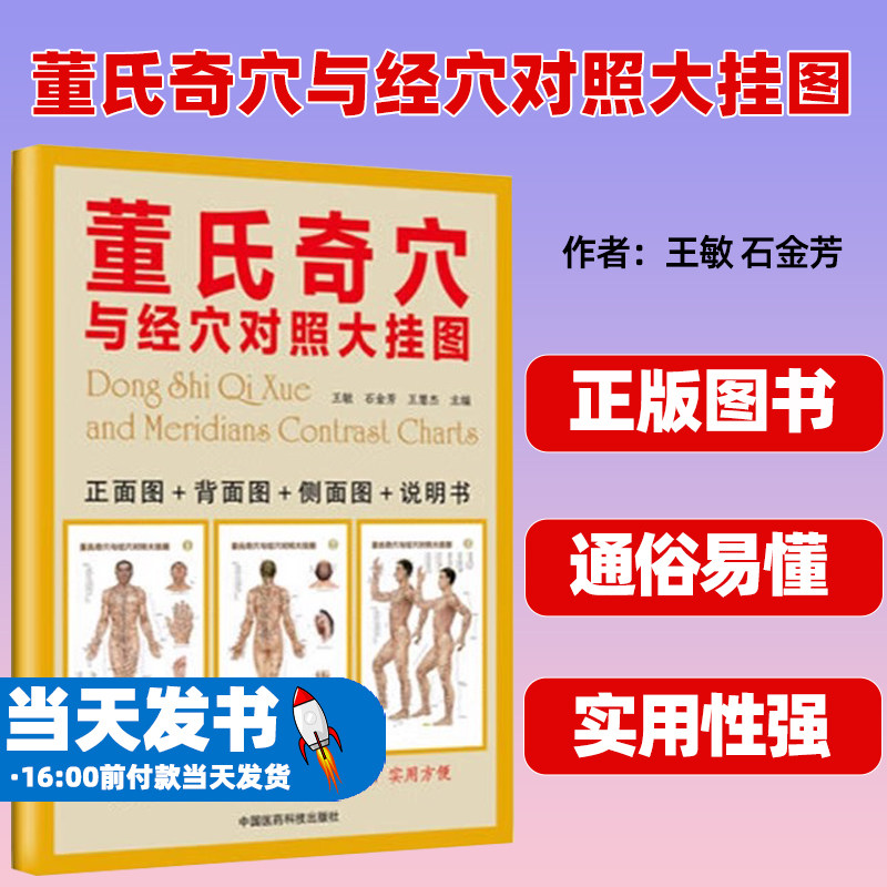董氏奇穴与经穴对照大挂图