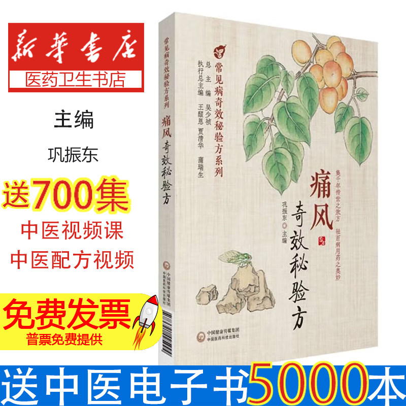 痛风奇效秘验方巩振东中国医药科技出版社9787521425994医学卫生/中医