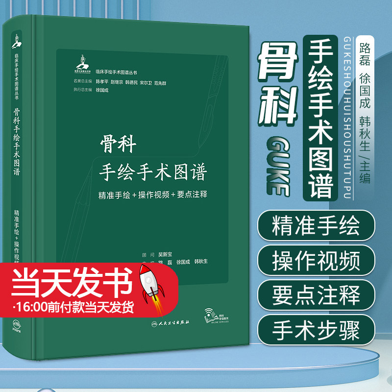 骨科手绘手术图谱精准手绘操作