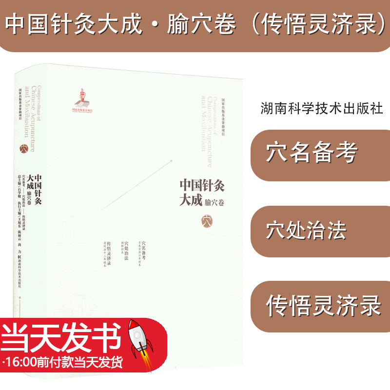 中国针灸大成 腧穴卷 穴名备考 穴处治法 传悟灵济录 石学敏,王旭东,陈丽云 等 编 中医 湖南科学技术出版社 9787571019297
