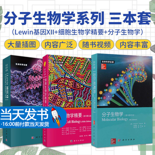 套装3本 分子生物学原书第5版生命科学名著丛书Lewin基因XII细胞生物学精要原书第五版分子生物学教程生物学教材参考书科学出版社