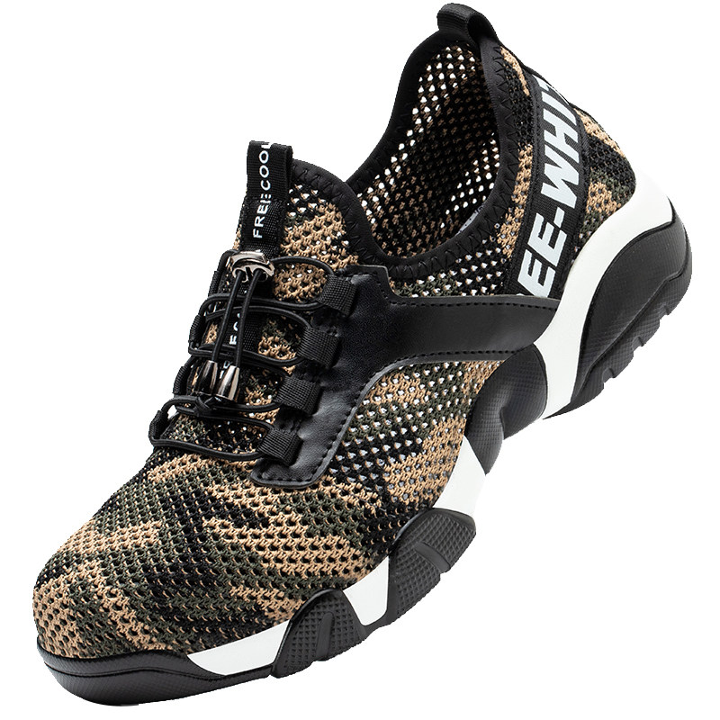 LABOR PROTECTION SHOES STEEL TOE CAP WORK SHOES SOFT SOLES MENS BREATHABLE LIGHTWEIGHT ODOR-PROOF COMFORTABLE INSULATED SHOES COMFORTABLE IN ALL SEASONS