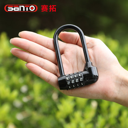 赛拓家用密码锁柜子玻璃门户外锁头挂锁门锁院子室外防锈宿舍