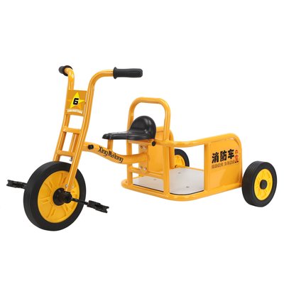 幼儿园儿童三轮车小孩幼教童车双人脚踏带斗可带人早教户外玩具车