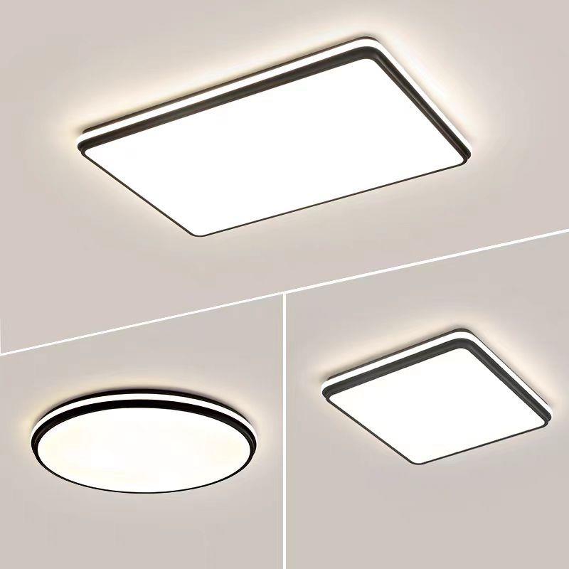 新款三色光LED客厅灯2024新款卧室灯现代简约吸顶灯家用大气灯具
