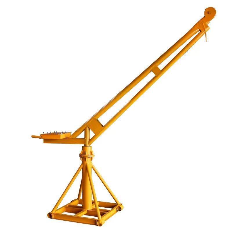 屋顶吊机升降电动起重机吊机家用小型室外吊粮机提升机架子垒德株