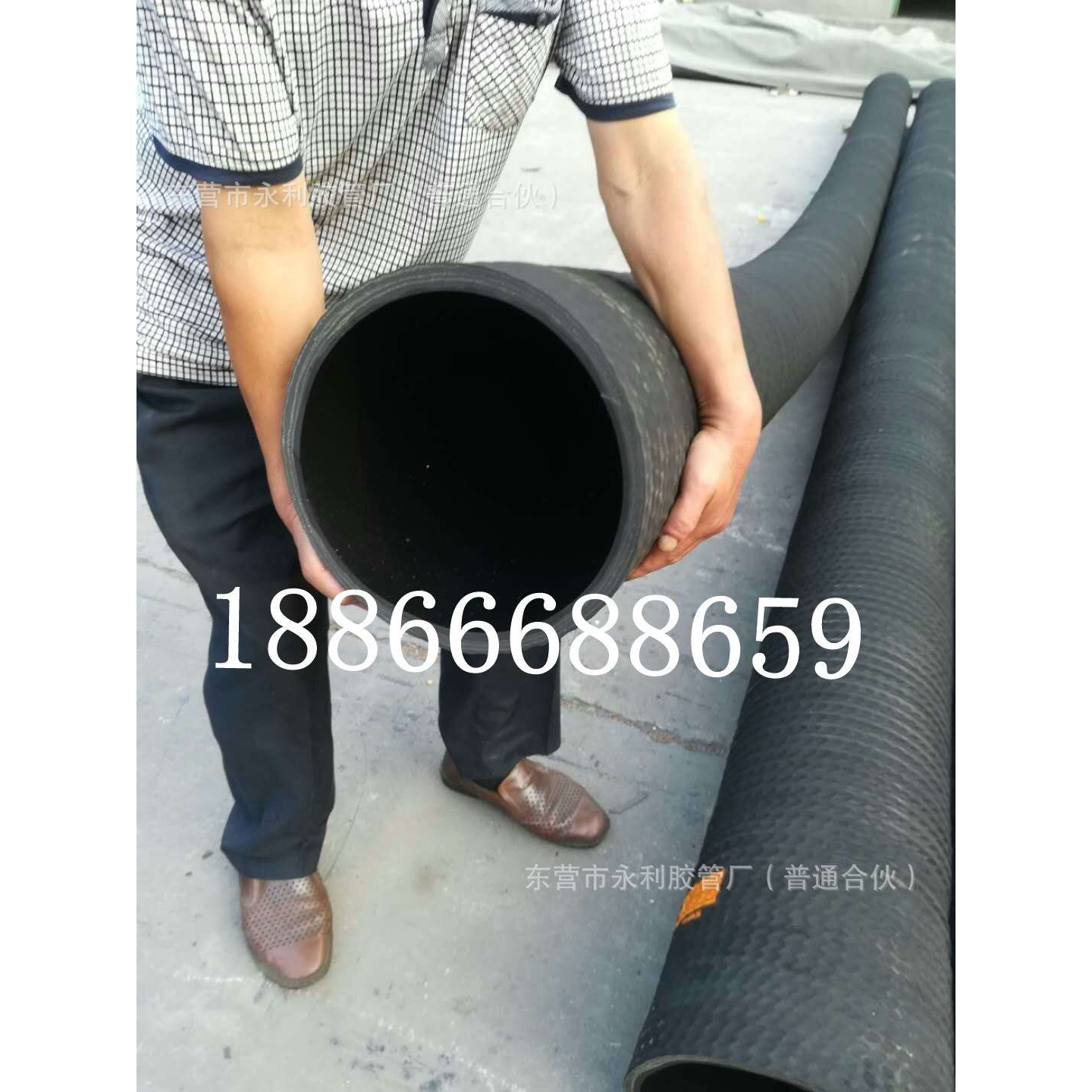 大口径吸泥沙抽沙橡胶钢丝管 高耐磨吸沙钢丝骨架胶管