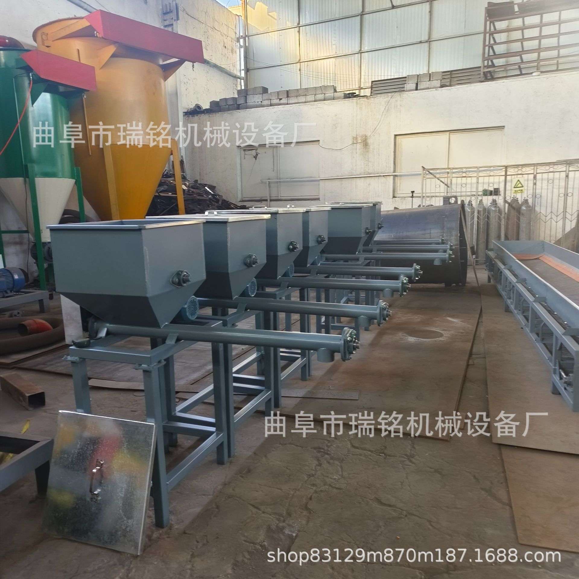 89mm管径滑石粉螺旋喂料机   TGFF除胶剂微型螺旋加粉机 瑞铭
