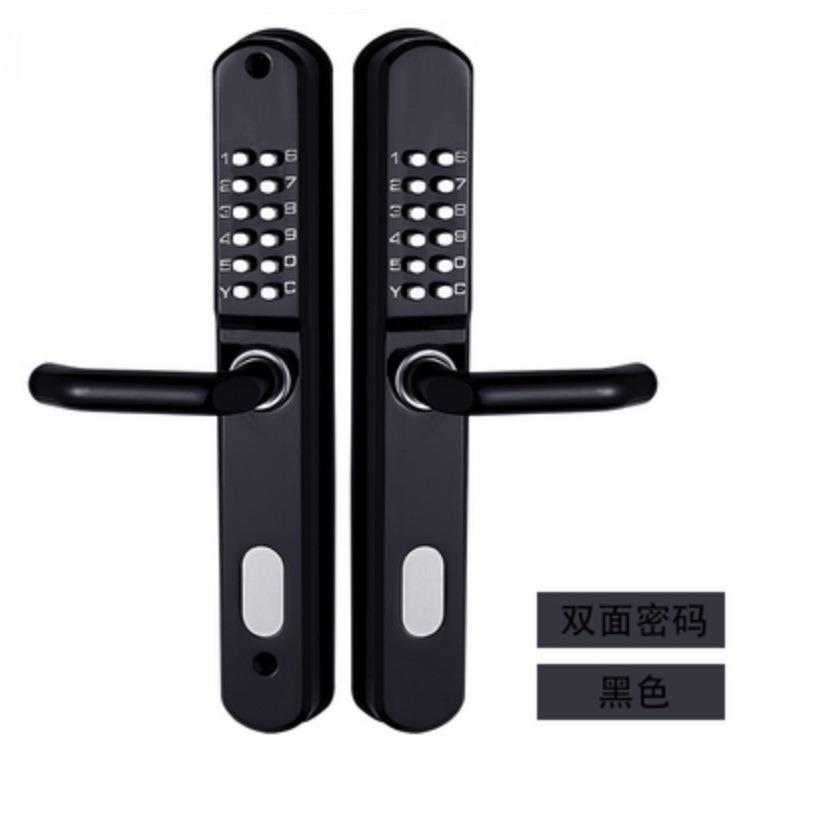 厂家单双面G800AS铝门有框门机械密码断桥铝密码锁插蕊门锁