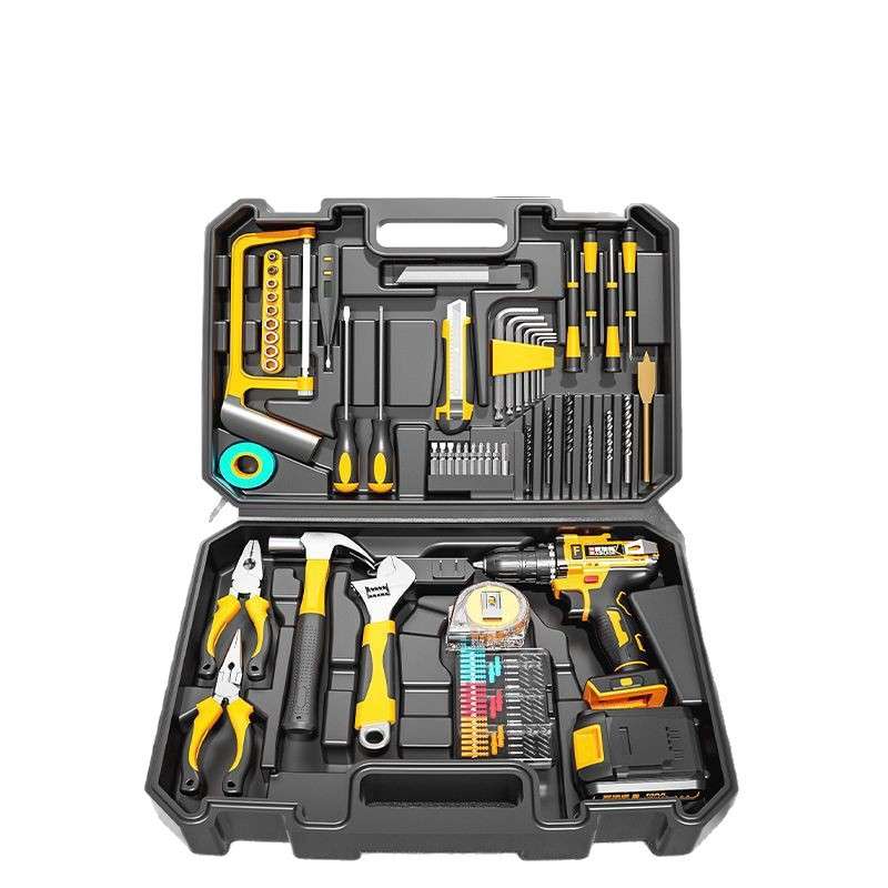 德国芝浦充电电钻工具套装五金电工木工专用维修多功能家用组合套