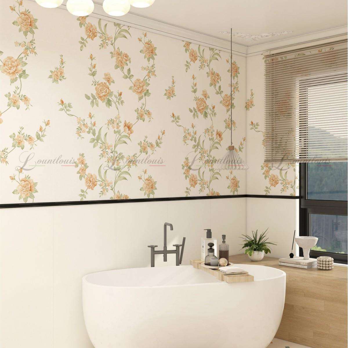 浴室内墙面砖 艺术花砖600*1200 卫生间厕所 家用多版面墙面瓷砖