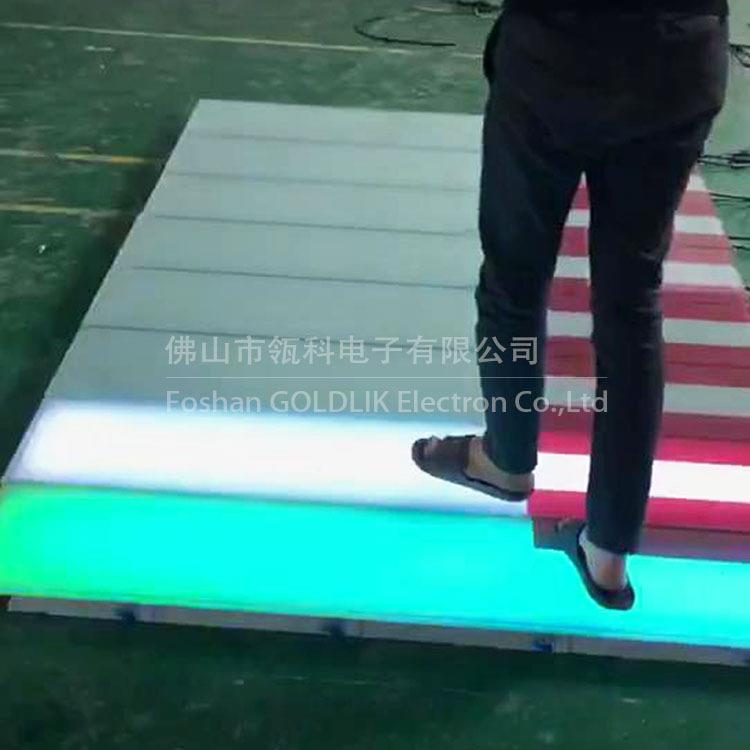 LED钢琴感应地砖灯,LED感应地砖灯,舞台节日装饰脚踩灯