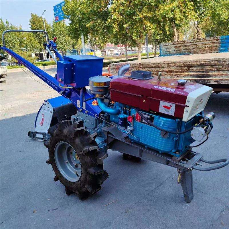 25马力柴油电启动手扶拖拉机农用运输手扶旋耕机多功能小型拖拉机