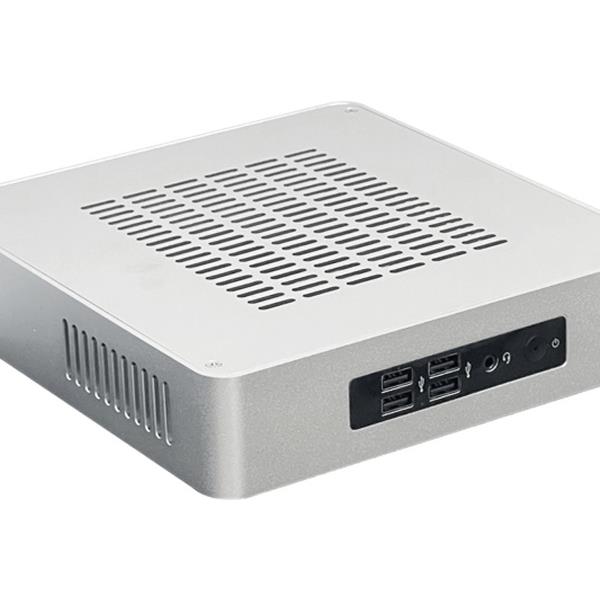 SKTC TA45迷你小机箱thin itx机箱工控掌上电脑mini半高 背挂