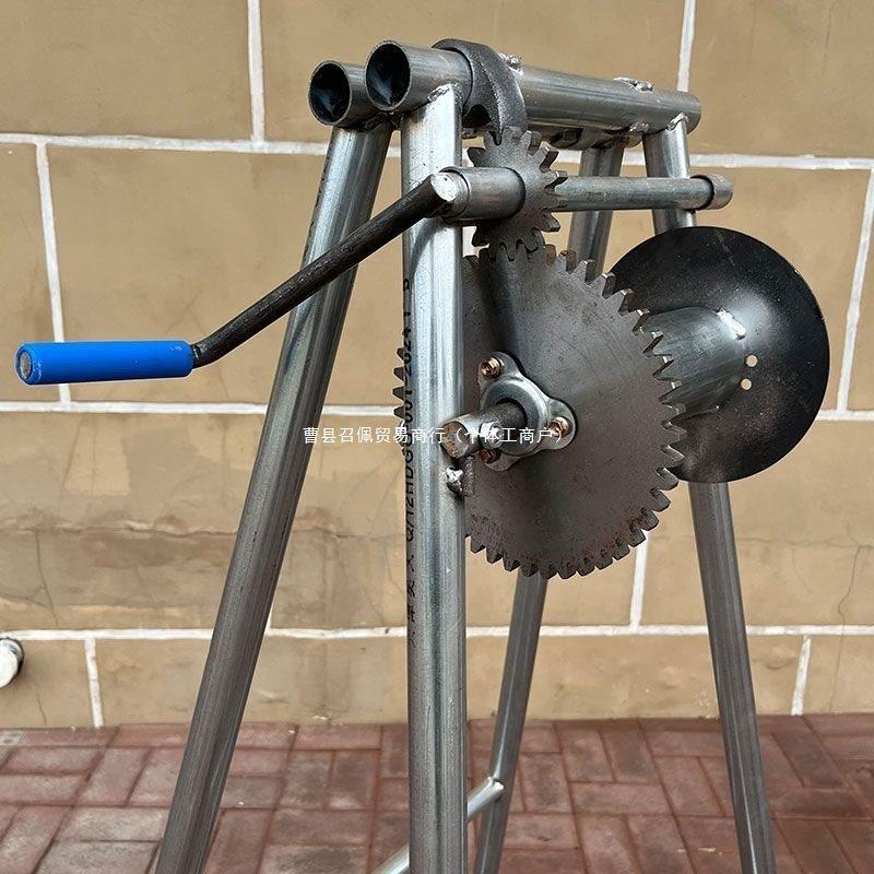 防倒转深井泵潜水泵井架子手摇轱辘农用灌溉设备水泵架子下水架子