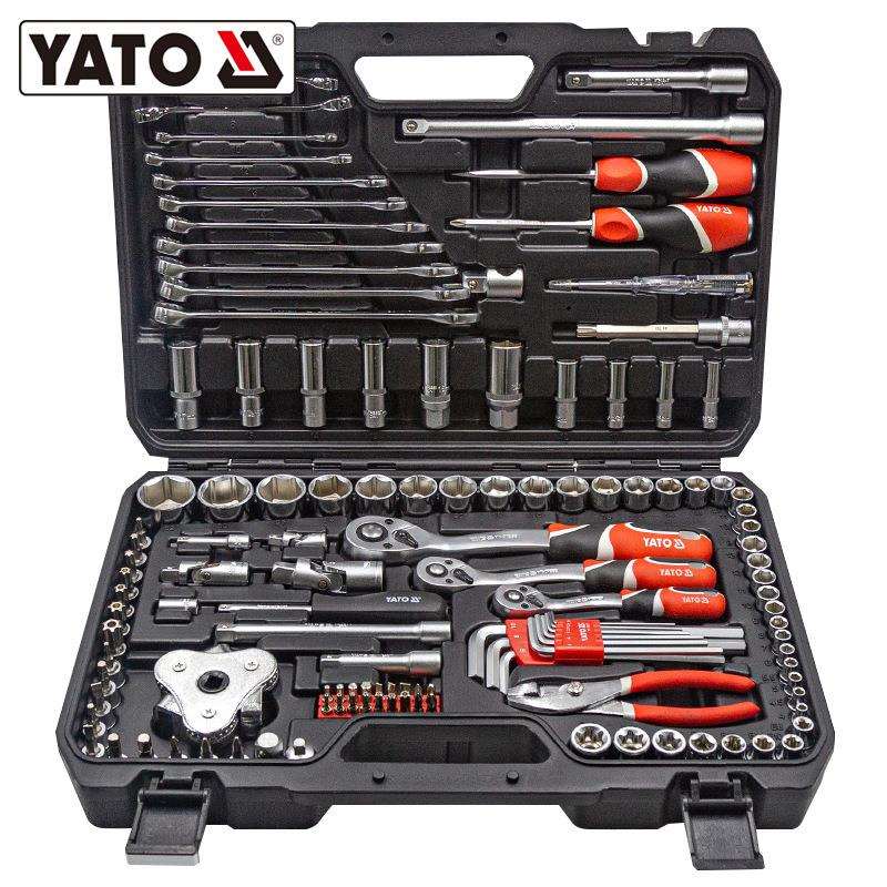 YATO汽保组套大中小飞1/2/4/3/8套筒扳手套装汽车维修保养工具