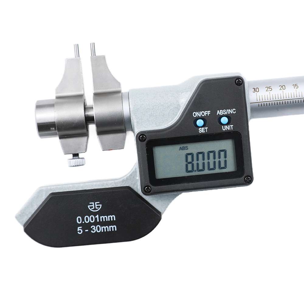 高精度数显内径内测千分尺5-30/25-50mm0.001测量内孔电子尺