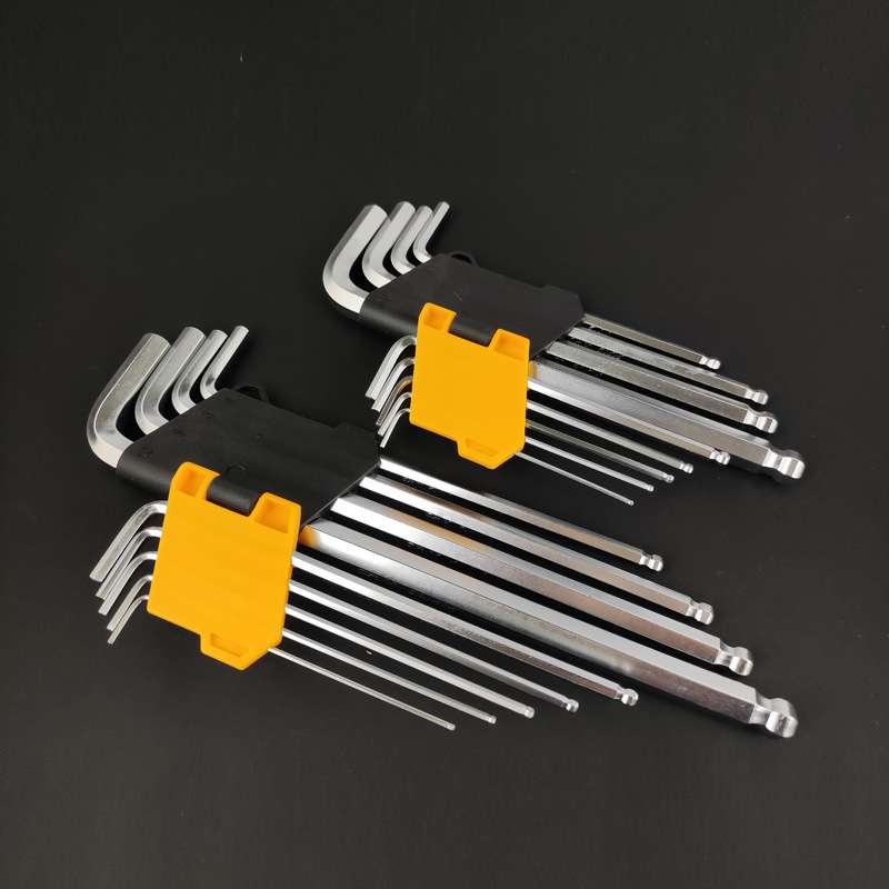 久力球头内六角扳手工具组套内6角板手套装特长/短款钥匙键球型