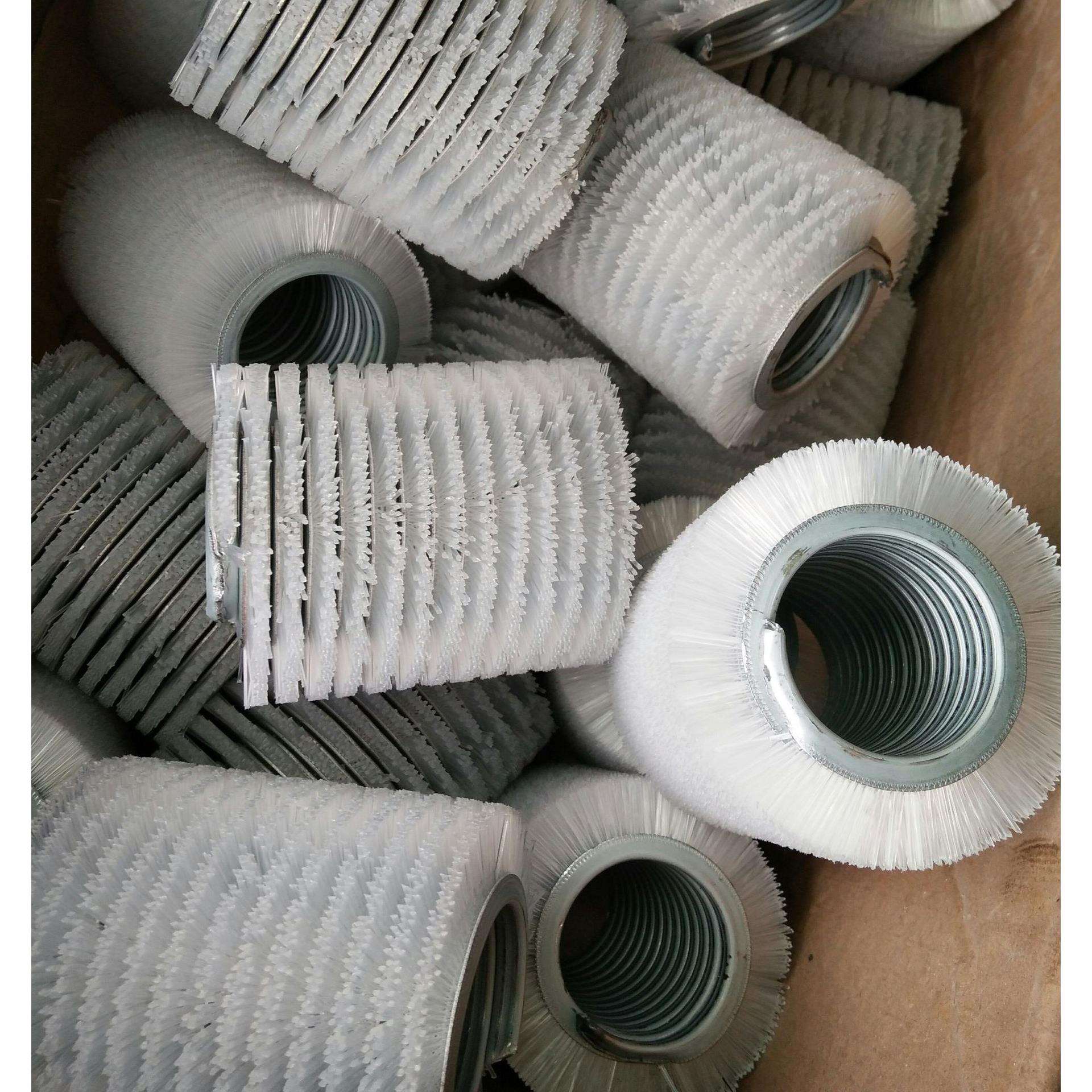 厂家制做工业除尘清理尼龙丝外绕内绕弹簧刷 钢丝除锈抛光弹簧刷