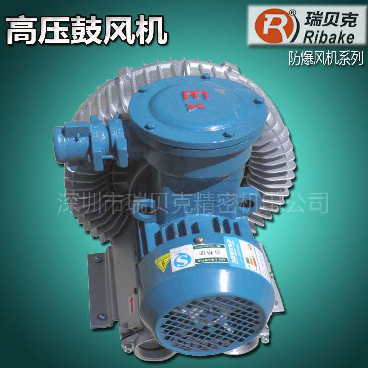 瑞贝克防爆防腐蚀专用高压风机粉体气体防爆鼓风机湖北鼓风机气泵
