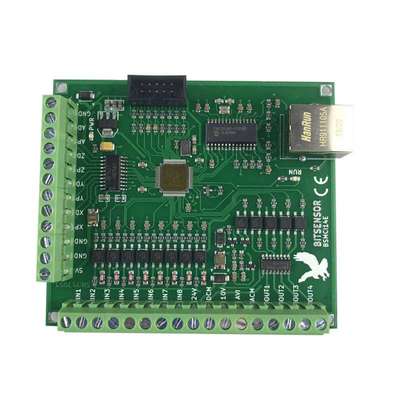 工业级数控铣床雕刻机 Mach3以太网络接口CNC运动控制板卡（4轴）