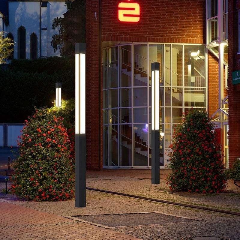 跨境货源高杆灯亚克力防水景观灯民宿庭院灯公园草坪灯太阳能路灯