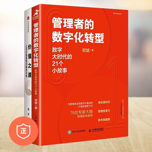 数字化管理类书籍2本套