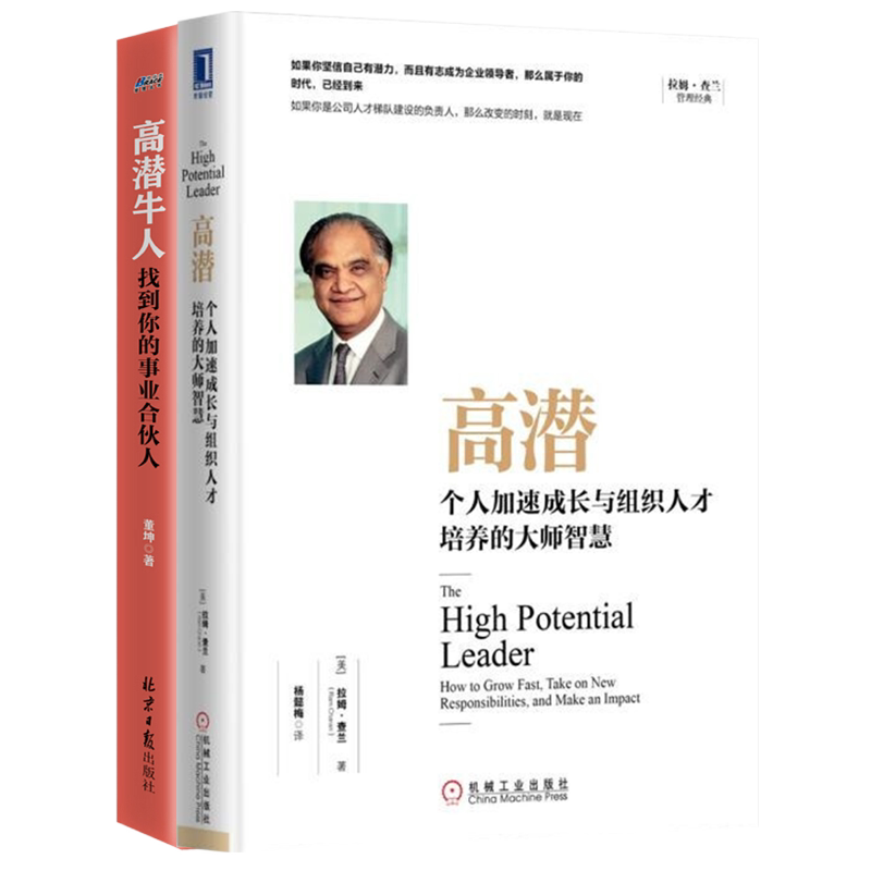 正版高潜管理类书籍事业合伙人