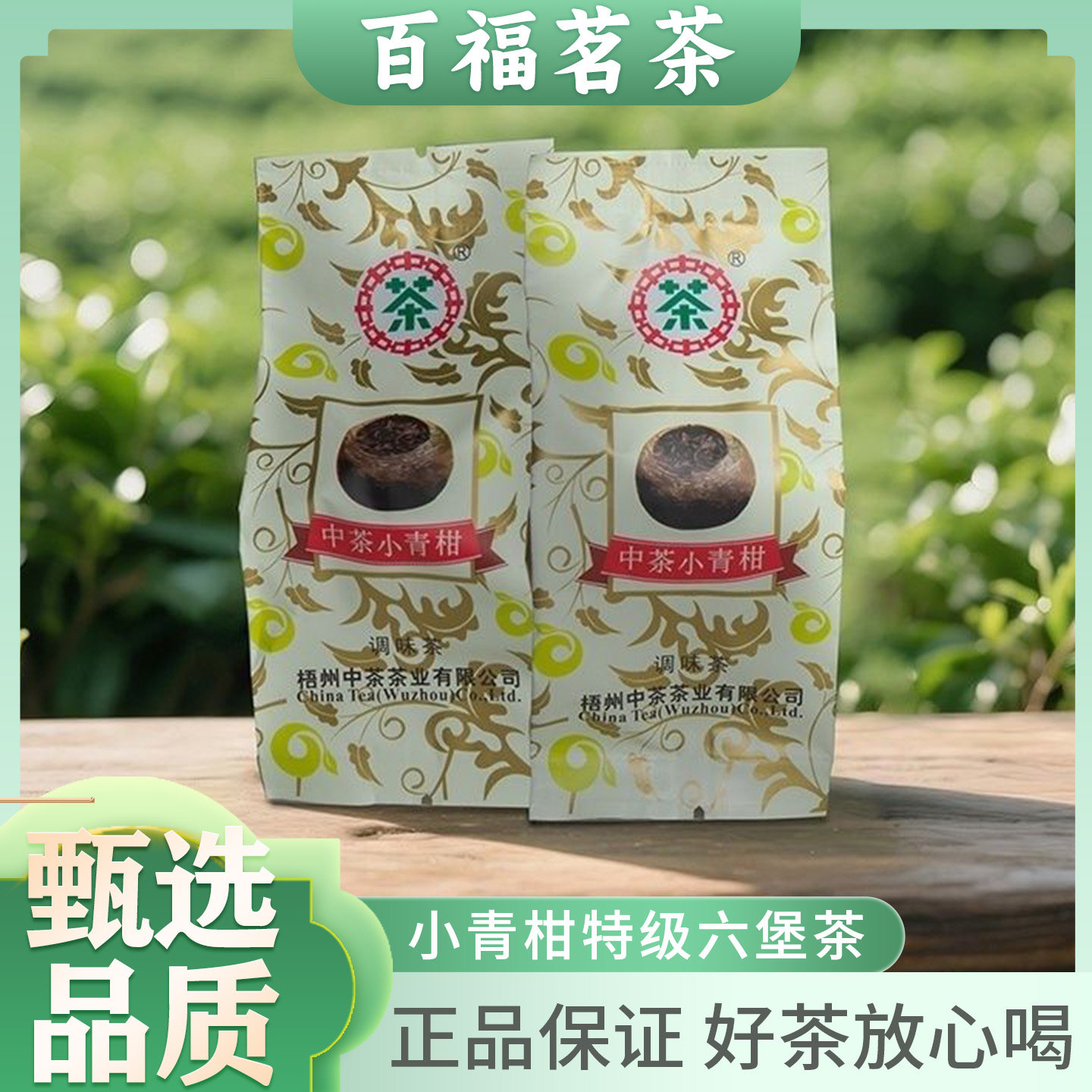 中茶小青柑六堡茶两粒试喝装15小青柑/大红柑
