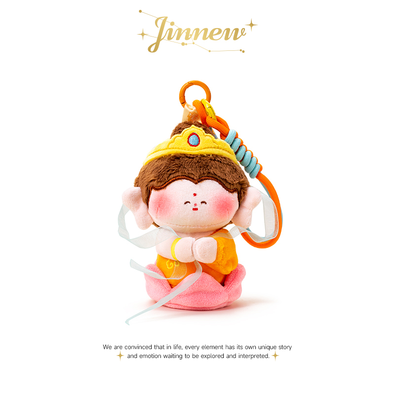 Jinnew佛系文创莲花小佛磁吸挂件