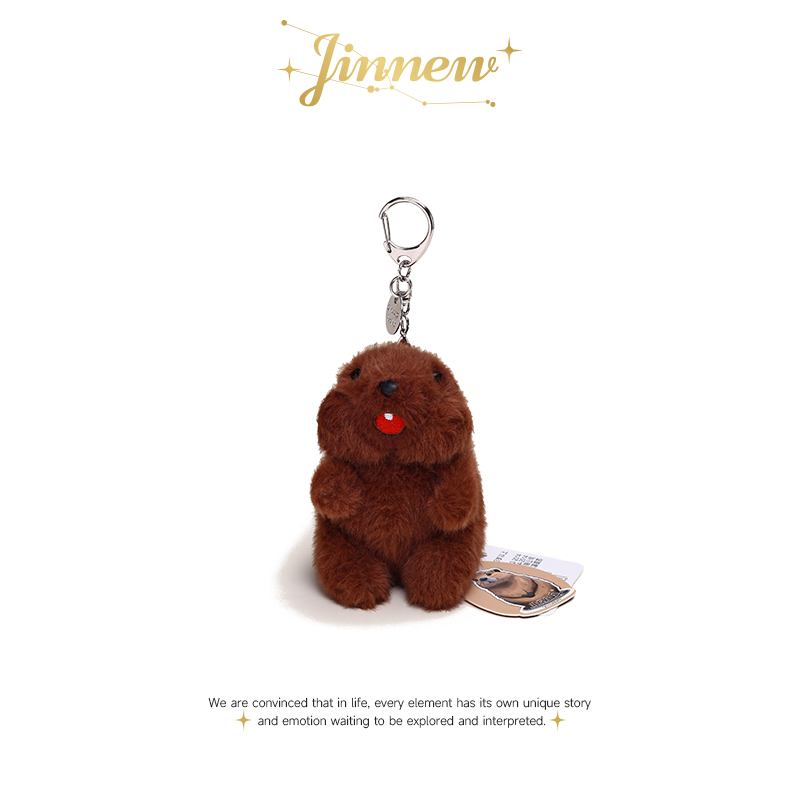 Jinnew可爱土拨鼠包包挂件钥匙扣